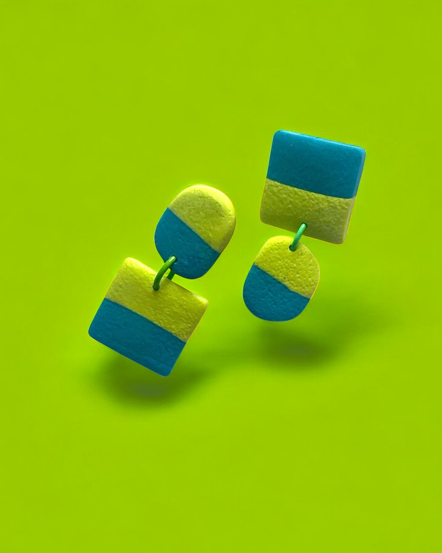 Dos por dos verde-lima