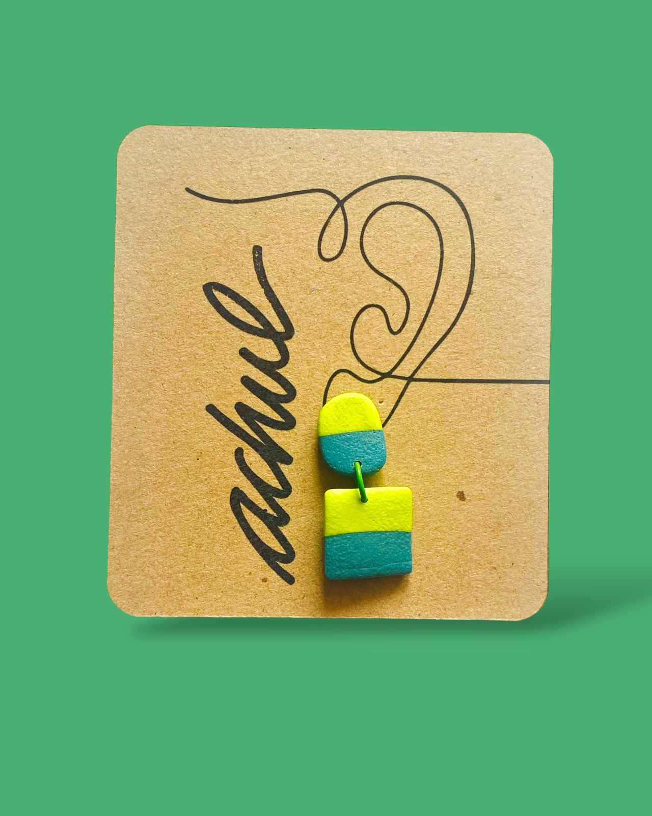 Dos por dos verde-lima