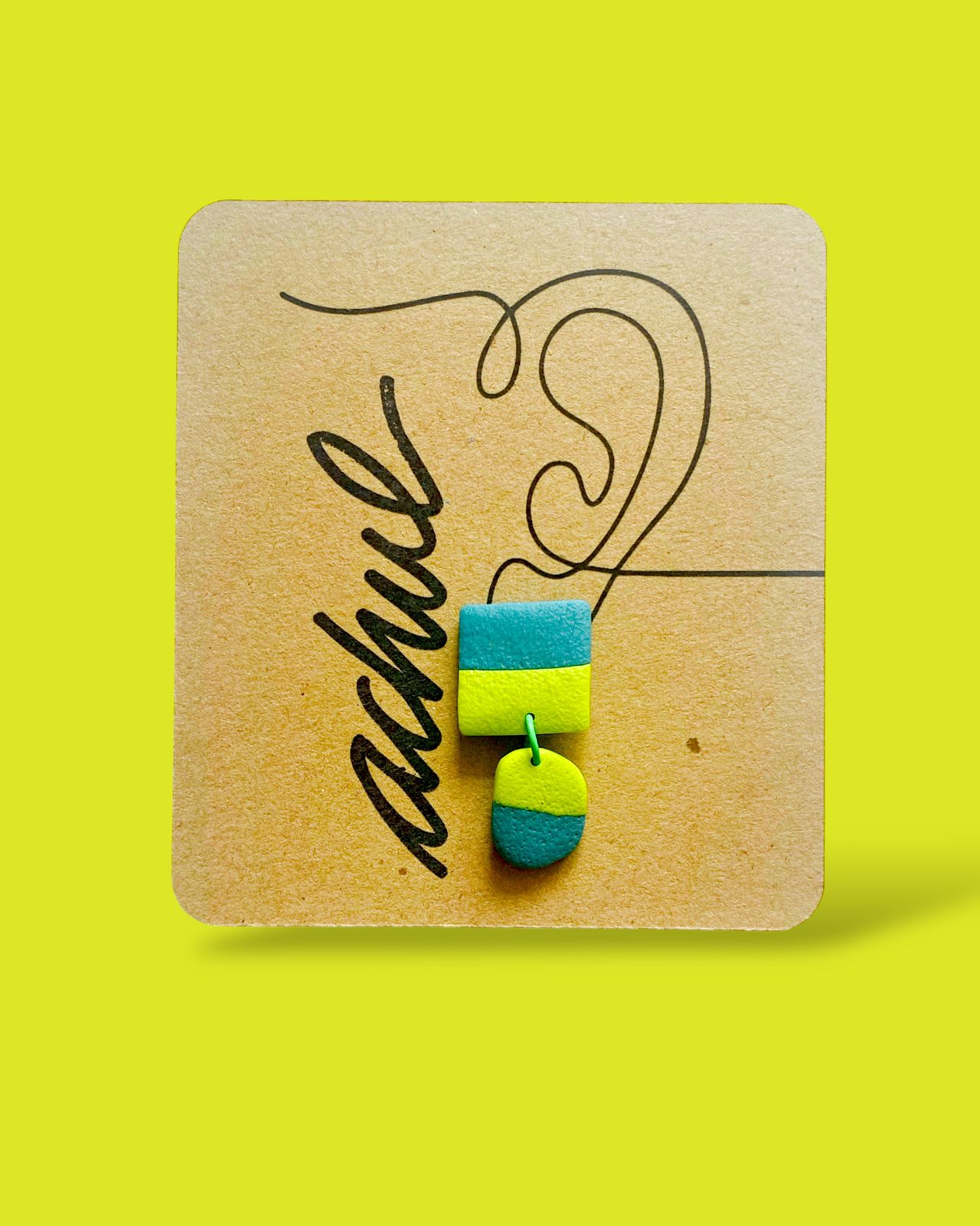 Dos por dos verde-lima