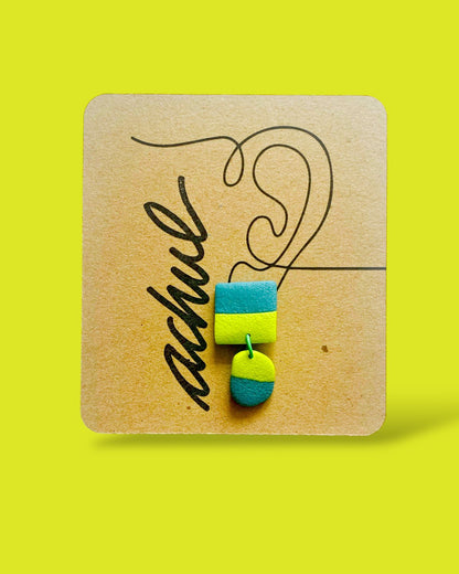 Dos por dos verde-lima